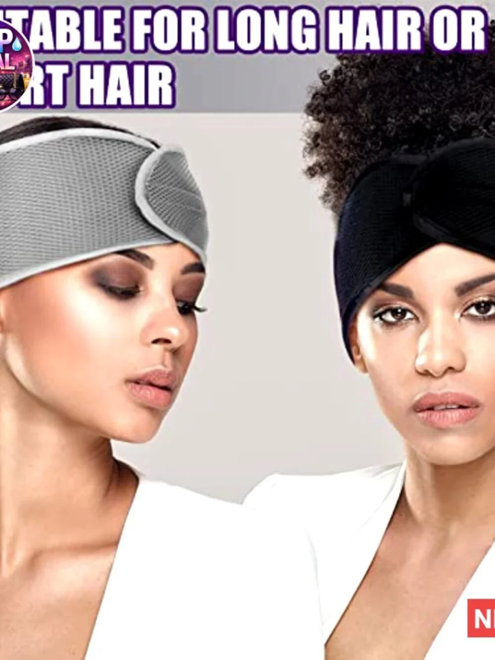 Mesh Hair Wraps for Sleeping, Washing Face, and Daily Use